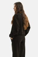 Set - Maglia girocollo e Pantalone Straight Nero