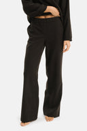 Set - Camicia oversize e Pantalone Straight Nero