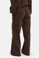 Set - Camicia oversize e Pantalone Straight Caffè