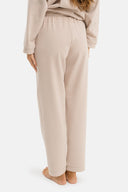 Set - Maglia girocollo e Pantalone Baggy Panna