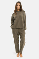 Maglia Girocollo a taglio Felpa Militare