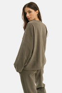 Maglia Girocollo a taglio Felpa Militare