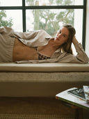 Set - Camicia oversize e Pantalone Baggy Panna