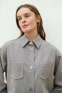 Set - Camicia oversize e Pantalone Straight Perla