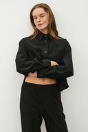 Set - Camicia oversize e Pantalone Baggy Nero