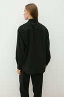 Set - Camicia oversize e Pantalone Baggy Nero