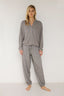 Set- polo and jogger grey melange