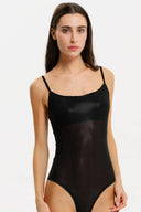 Body Minerva Pois Shiny Black