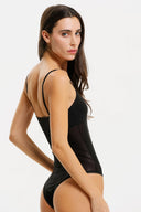 Body Minerva Pois Shiny Black