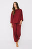 Pantalone jogger burgundy