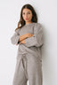 Set - maglia taglio felpa e jogger grey melange