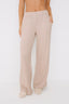 Pantalone Straight leg beige melange