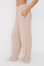 Pantalone Straight leg beige melange