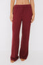 Pantalone Straight leg burgundy