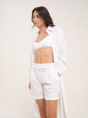 Shorts Fiore Bianco