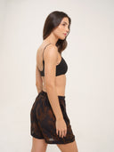 Shorts Marrone e Nero